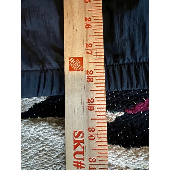 Champion Lightweight Black Hooded Windbreaker w/ Logo mens Large - Picture 5 of 8